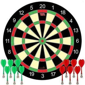 12-Inch Magnetic Dart Board Set – Wall-Mounted Dartboard with 4 Safe Magnetic Darts for Kids and Adults, Perfect for Bedrooms, Game Rooms, and Bars