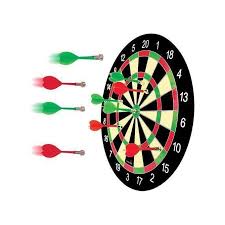 12-Inch Magnetic Dart Board Set – Wall-Mounted Dartboard with 4 Safe Magnetic Darts for Kids and Adults, Perfect for Bedrooms, Game Rooms, and Bars