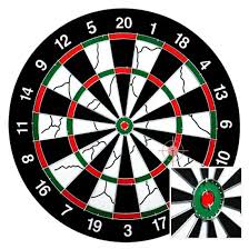 12-Inch Magnetic Dart Board Set – Wall-Mounted Dartboard with 4 Safe Magnetic Darts for Kids and Adults, Perfect for Bedrooms, Game Rooms, and Bars