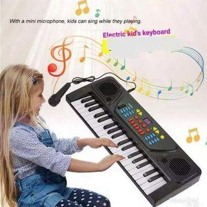 37 Keys Piano Keyboard – Kids Musical Instrument Toy with Light-Up Keys and Battery-Powered Fun