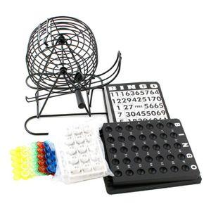 Bingo Lotto Machine with Colorful Chips – Fun Tabletop Game for Kids, Adults, Parties, Bars, and Family Entertainment