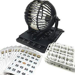 Bingo Lotto Machine with Colorful Chips – Fun Tabletop Game for Kids, Adults, Parties, Bars, and Family Entertainment
