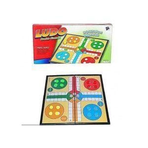 Ludo Portable Travel Family Kids Board Game – Compact Foldable Classic Dice Game for Children & Adults, Fun Indoor & Outdoor Entertainment for Home, Travel, and Parties