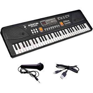 61 Keys Electronic Keyboard for Kids – Fun Musical Learning Instrument with Lights, Songs, and Recording Functions, Perfect Birthday or Holiday Gift for Young Beginners