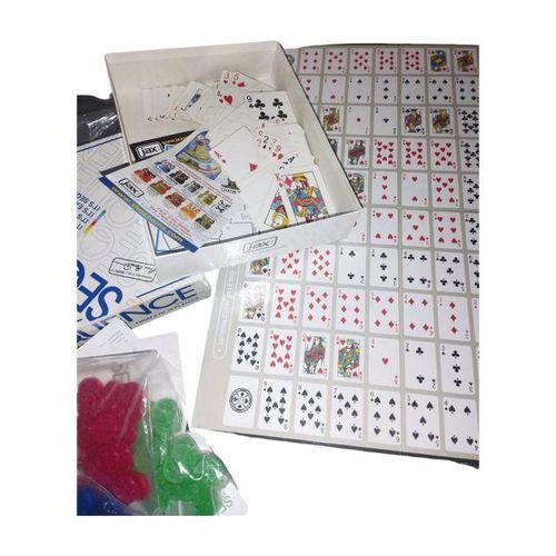 Sequence Playing Cards Game – Fun Strategy Board Game with Cards and Chips, Family-Friendly Multiplayer Game for Kids and Adults, Educational Entertainment for Parties and Game Nights