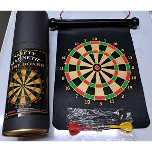 Magnetic Dart Board Indoor Outdoor Game Set with Safe Magnetic Darts, Double-Sided Dartboard for Kids and Adults, Family Party Game, Office Fun, Backyard Entertainment