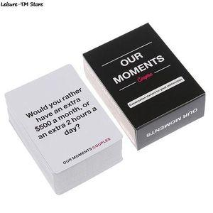 Our Moments Couples Card Game – Fun Conversation Starters for Deeper Connections, Strengthen Communication, Intimacy, and Relationship Bonding for Couples at Home or Date Nights