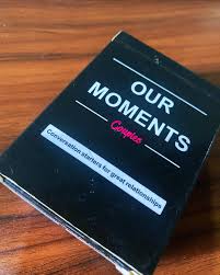 Our Moments Couples Card Game – Fun Conversation Starters for Deeper Connections, Strengthen Communication, Intimacy, and Relationship Bonding for Couples at Home or Date Nights