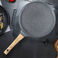 Flat Non-Stick Chapati Pan 28CM – Heavy-Duty Aluminum Indian Roti Tawa for Even Cooking, Stovetop Use, Easy Cleaning, Durable Non-Stick Surface for Perfect Chapati, Roti, Paratha
