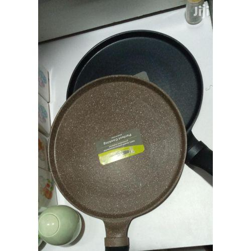 Flat Non-Stick Chapati Pan 28CM – Heavy-Duty Aluminum Indian Roti Tawa for Even Cooking, Stovetop Use, Easy Cleaning, Durable Non-Stick Surface for Perfect Chapati, Roti, Paratha