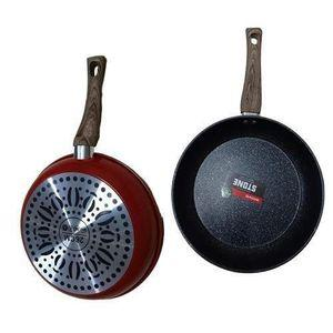 Stone Non Stick Granite Deep Frying Pan – Heavy Duty Nonstick Cookware for Even Heat, Scratch-Resistant Surface, Ideal for Healthy Cooking and Everyday Kitchen Use