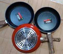 Stone Non Stick Granite Deep Frying Pan – Heavy Duty Nonstick Cookware for Even Heat, Scratch-Resistant Surface, Ideal for Healthy Cooking and Everyday Kitchen Use