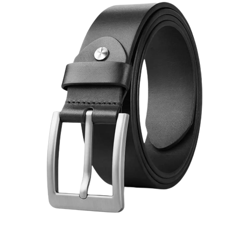 100% Genuine Leather Belt for Men Fashion Pin Buckle Black New Business Men Belts of Leather Luxury Design Buckle Belts for Jeans Brown Retro Waist Strap Belt Black gift