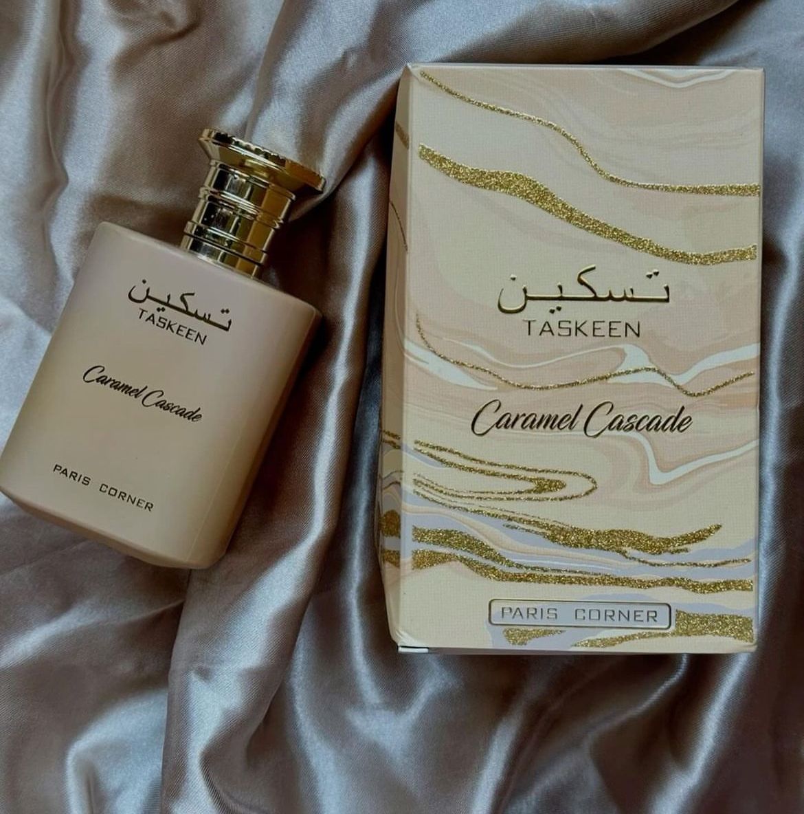 Taskeen Paris Caramel Cascade Perfume, Eau De Parfum for Women, Long Lasting Scent Salted Caramel Perfume for Women