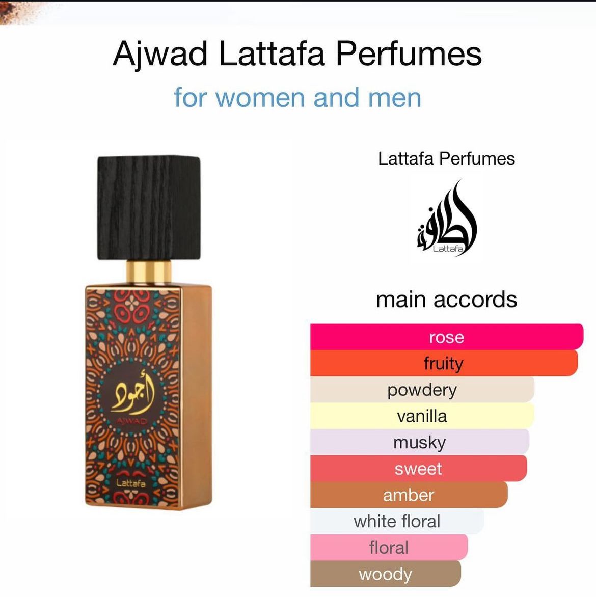 Lattafa Ajwad Eau De Parfum Spray for Unisex