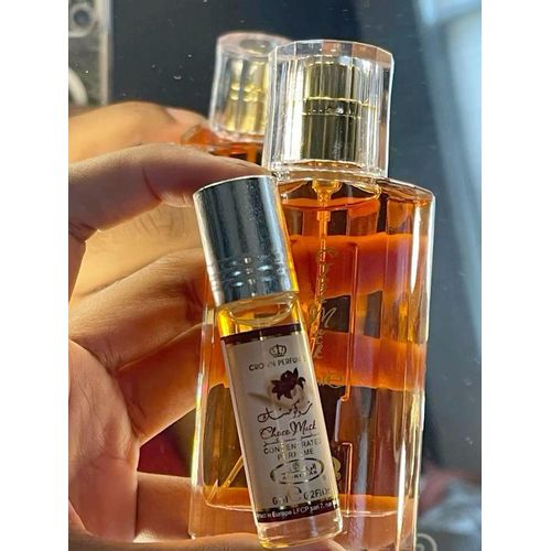 Al Rehab 2 In 1 Fragrance Set: Choco Musk Perfume + Oil