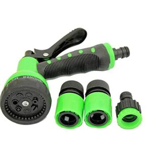 7-way Car Wash Jet High Pressure Plastic Spray Water Gun Multi Function Garden Hose Pipe Water Nozzle Spray Gun Comfort Handle Cleaning Sprinkle Tools
