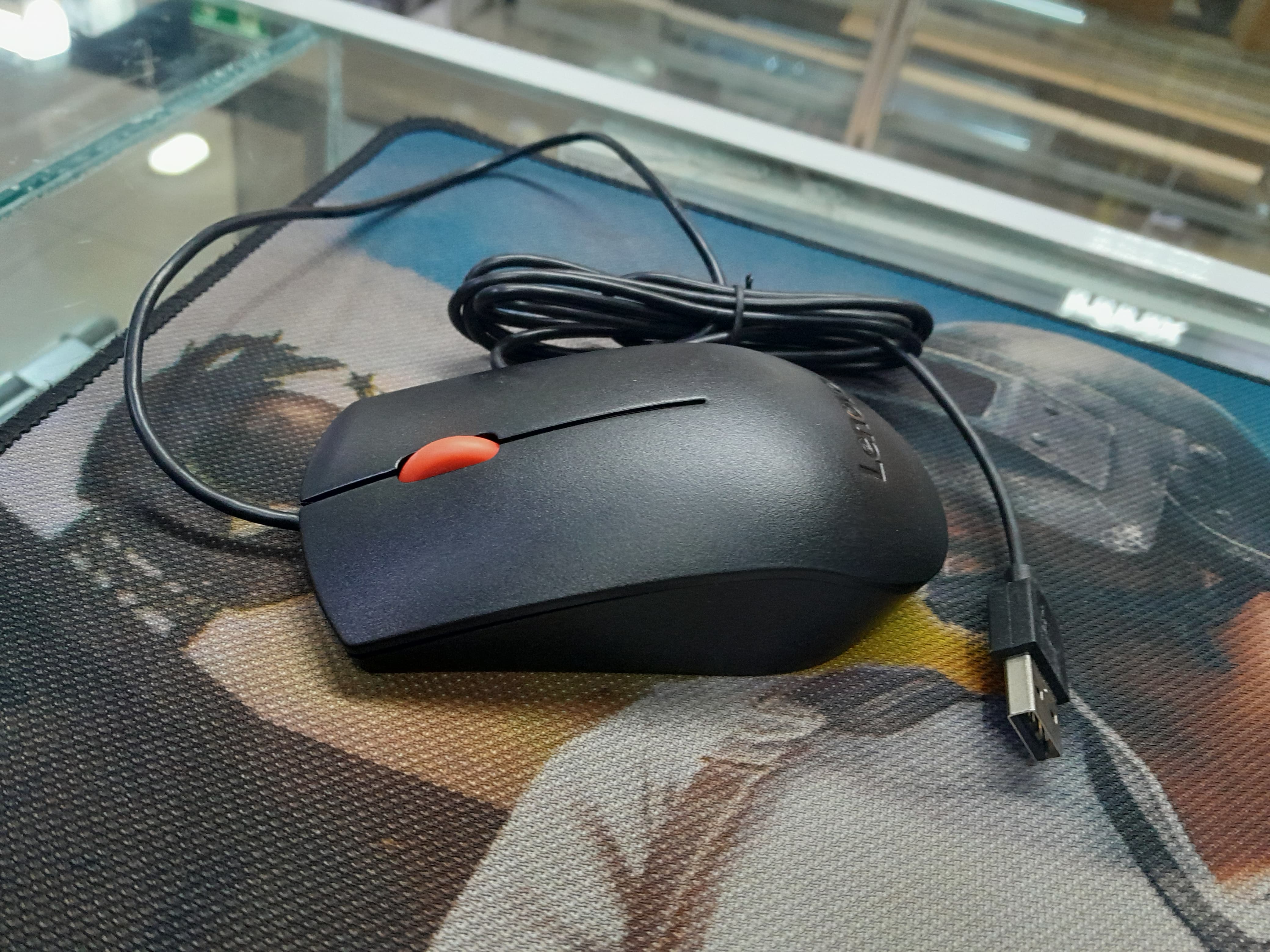 Refurbished Lenovo  Wired  USB Optical Mouse