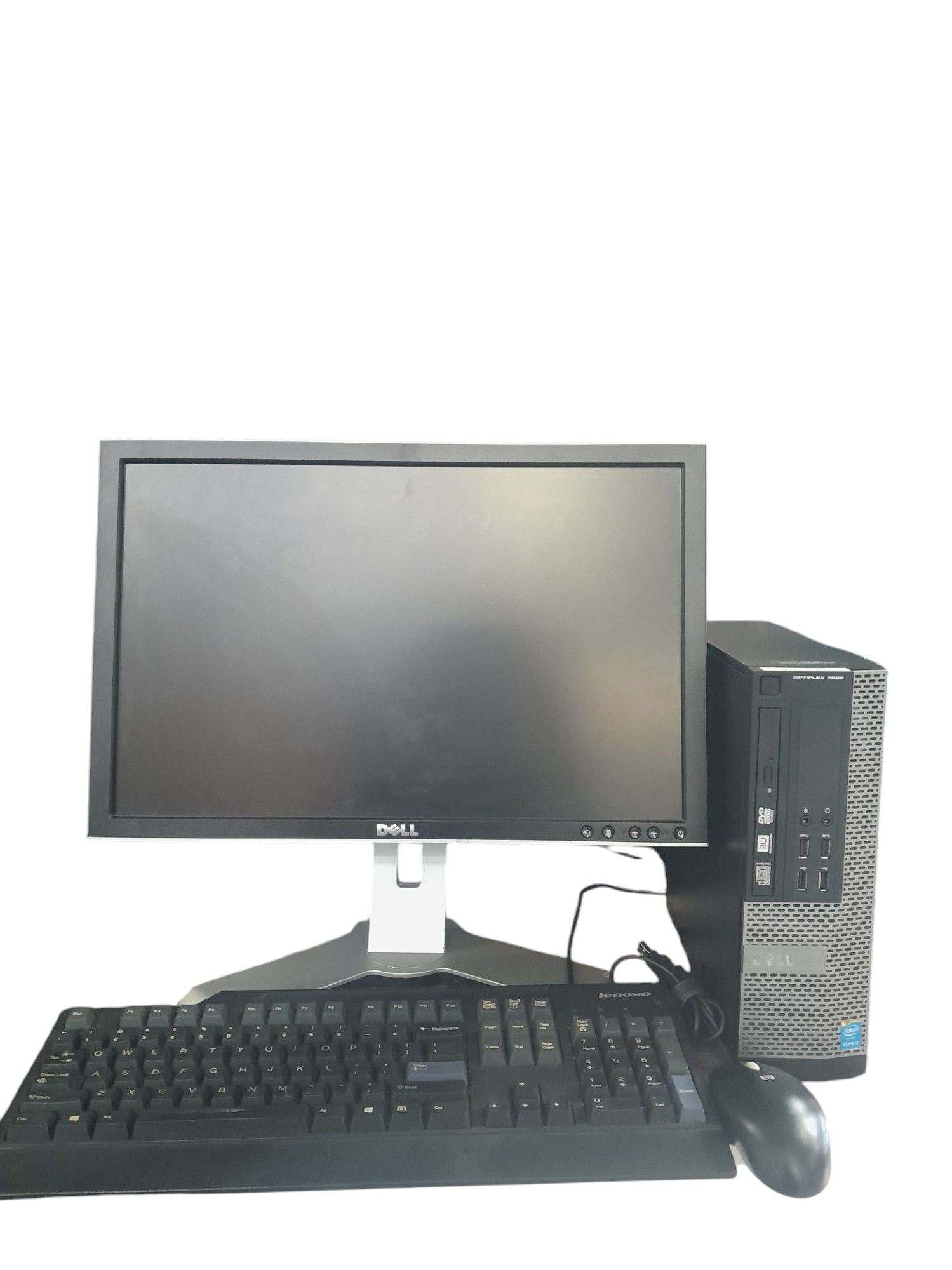 Complete Set with mouse and keyboard} Refurbished Dell OPTIPLEX 990 INTEL CORE I5-4GB RAM, 500GB HDD-3.2GHz Desktop computer + 20" Monitor-Black