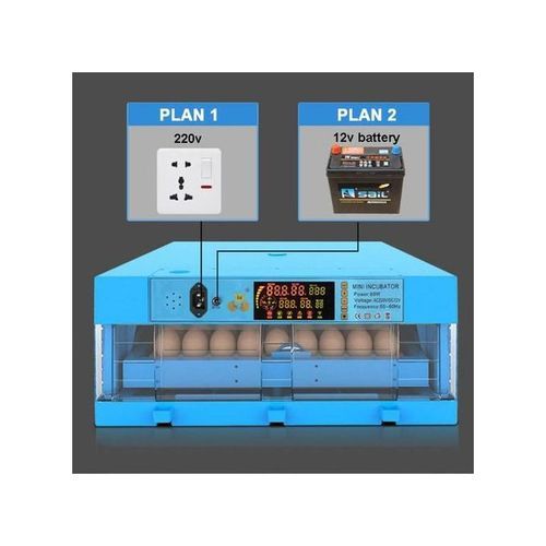 64 Eggs Capacity Full Auto Incubator Hatcher (uses Electricity,solar Or Battery)