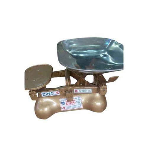 Zinc Manual Weighing Scale Scale Mawe Analogue With 7Weights - 15kgs