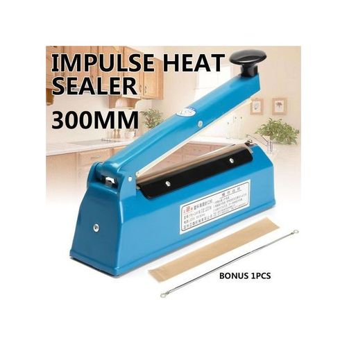 Impulse 12'' Impulse Heat Sealer 300mm Electric Plastic Poly Bag Hand Sealing Machine