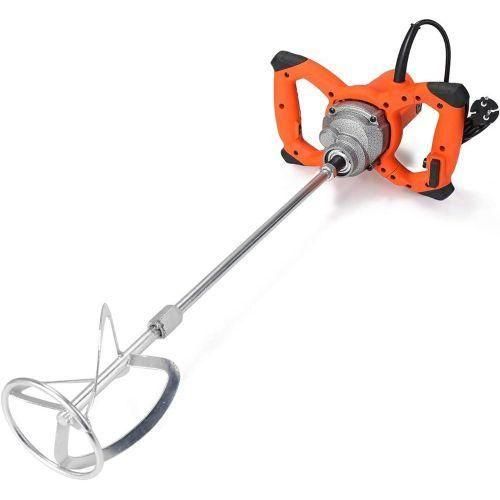 Dera Electric Concrete Mixer,1400W Hand Mortar Mixer, Adjustable M14 Stirrer,for Mixing Paint,Cement Mud,Concrete,Mortar,Fodder, Etc