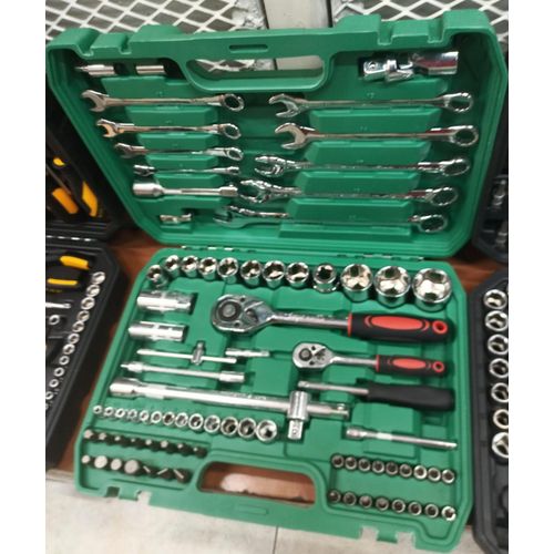 Multifunction Spanner Box Tool Kit Wrench Socket Set 82pc