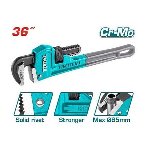 TOTAL 36inch Pipe Wrench – 900mm – THT171366 36" Pipe Range