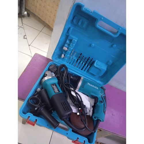 Makita Electric Drill & Angle Grinder Combo Set – Ultimate Power Tool Kit
