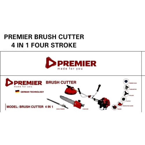 Premier Germany Quality 4 Stroke (petrol Engine)Commercial Use backpack Brush Cutter And Grass Trimmer - For Fence, Weeding, Grass cutting, Lawn, Hedges, Garden Pruning &Trimming