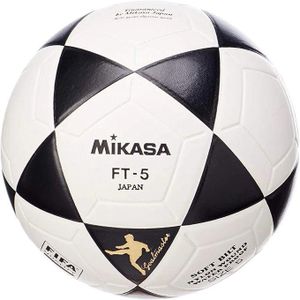 🌱FIFA QUALITY 🌱Mikasa Football Size 5 - Black/blue/red  & White.Leather soft and hard moderate
Good wear resistance,resistant to kick
Long-term use can still maintain a good status
High-precision se