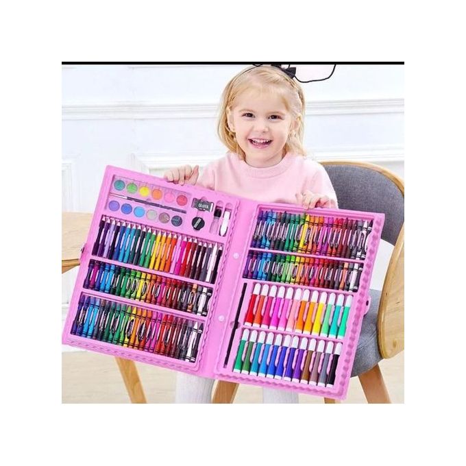 150 Pieces CBC Kids Drawing Set & Colourig Art Set- Black