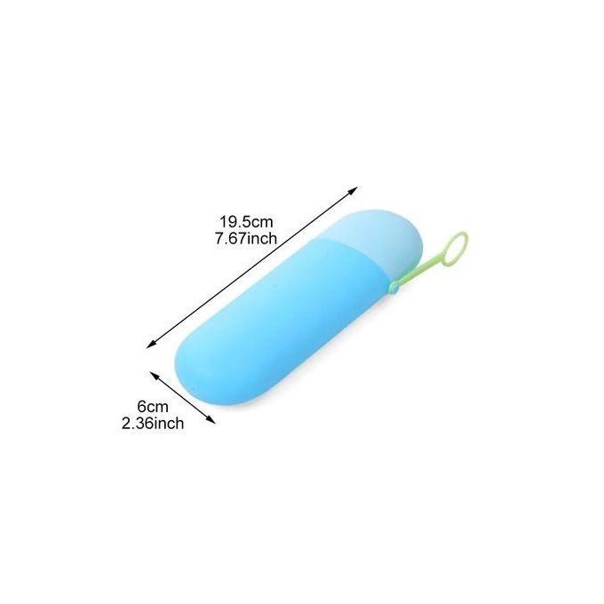 Travel Toothbrush & Toothpaste Holder Container