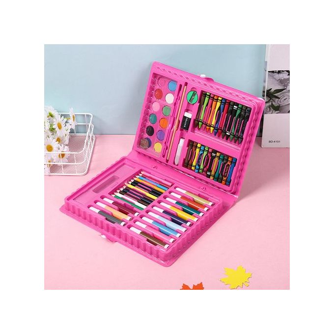 68 Pieces CBC Kids Drawing Set & Colourig Art Set- Pink