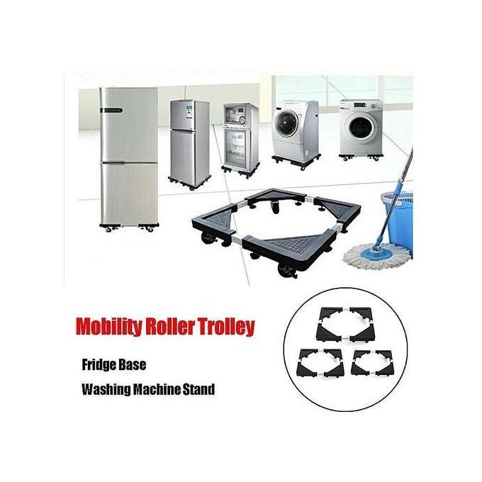 ADJUSTABLE Trolley Washing Machine Stand Fridge Base