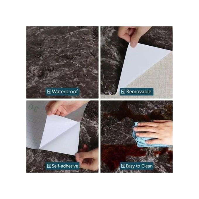 Self Adhesive Marble Wallpaper Roll 60*500cm