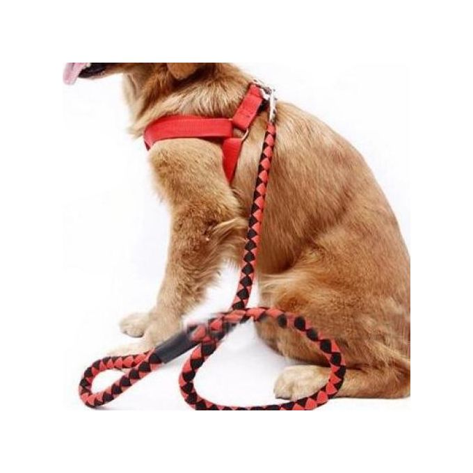 Pet High Quality Nylon Dog Harness And Leash Double Layer