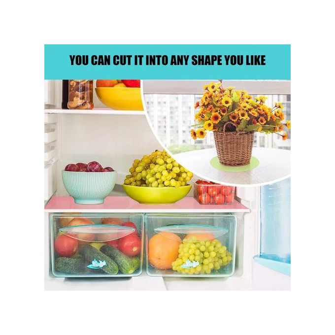 4Pcs Fridge Mat Shelf Liner Set