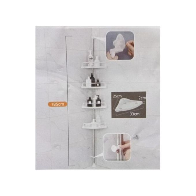 Telescopic Bathroom Corner Shelf Shower Caddy