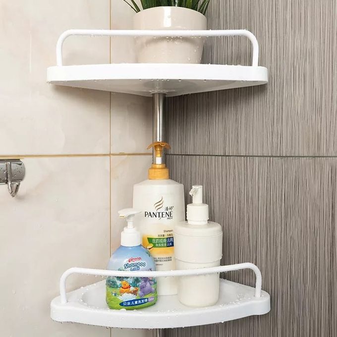 Telescopic Bathroom Corner Shelf Shower Caddy
