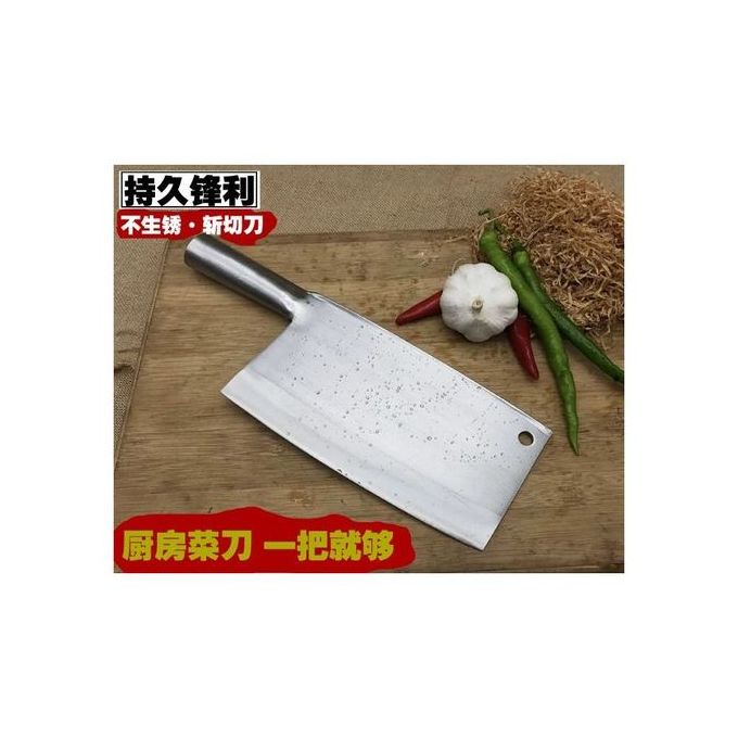 Stainless Steel Butcher Knife Seamles Meat Cleaver