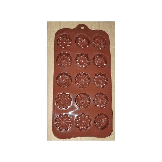 15 Grids Silicone Chocolate Candy Moulds Jelly Mould