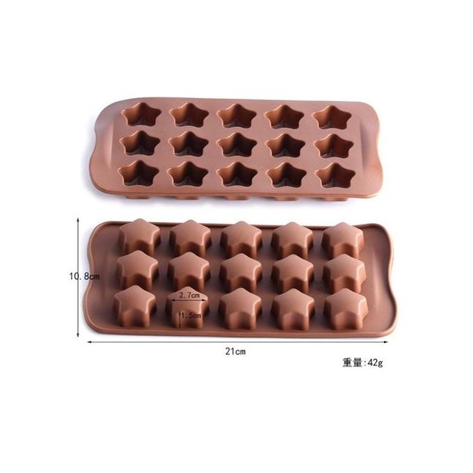 15 Grids Silicone Chocolate Candy Moulds Jelly Mould