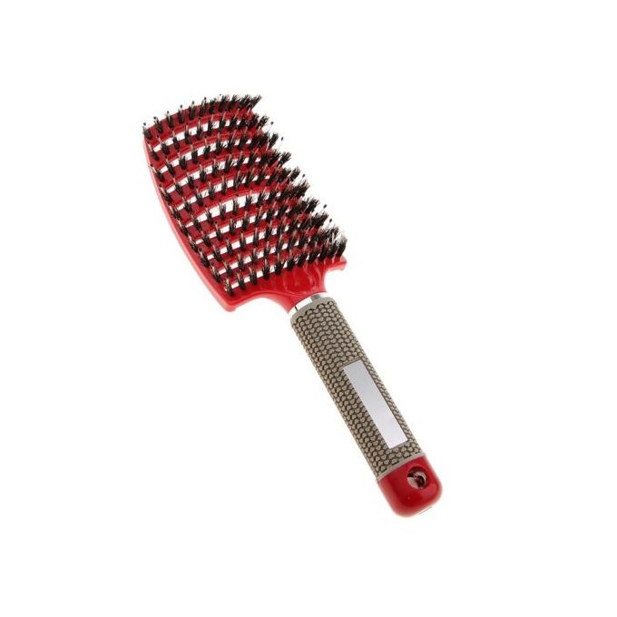 Fashion hair detangling brush ideal for wigs and natural hair + free wig cap