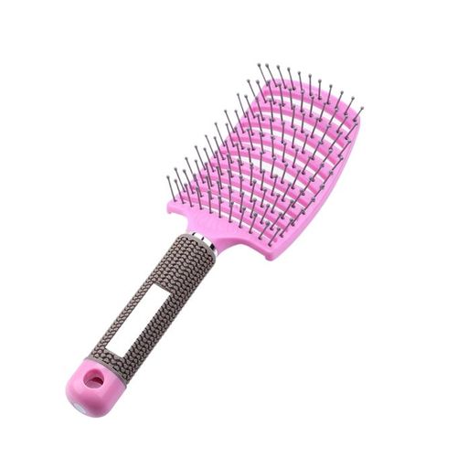 Fashion hair detangling brush ideal for wigs and natural hair + free wig cap