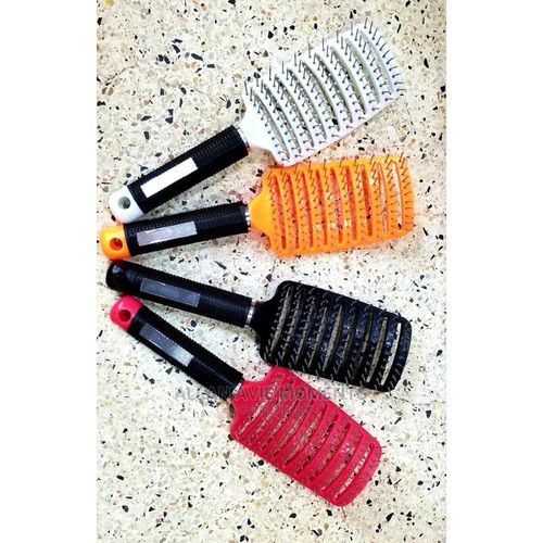 Fashion hair detangling brush ideal for wigs and natural hair + free wig cap