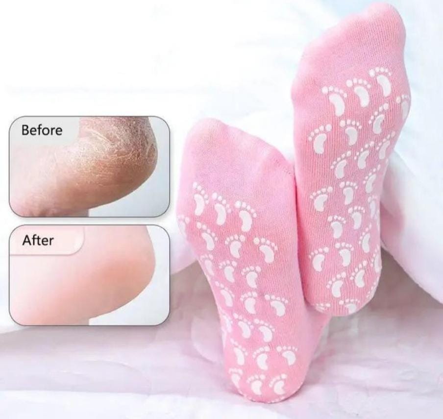 Moisturizing spa gel silicone socks