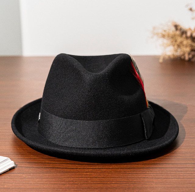 Adult size small brim fedora classy hats
