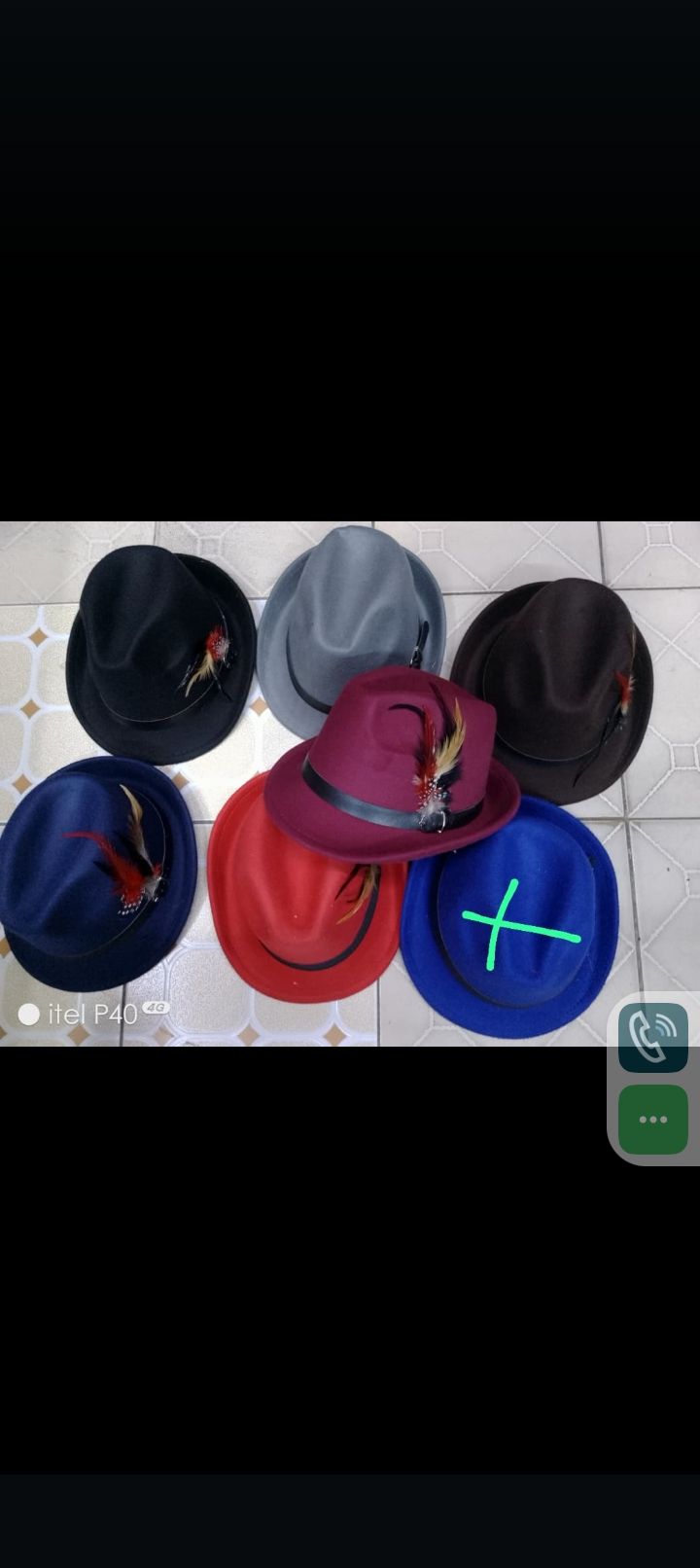 Adult size small brim fedora classy hats